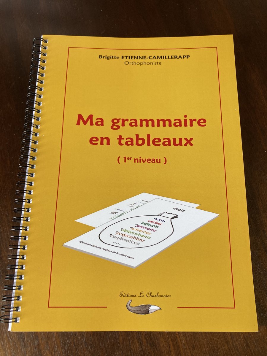 Livre Ma grammaire en tableaux 1er niveau